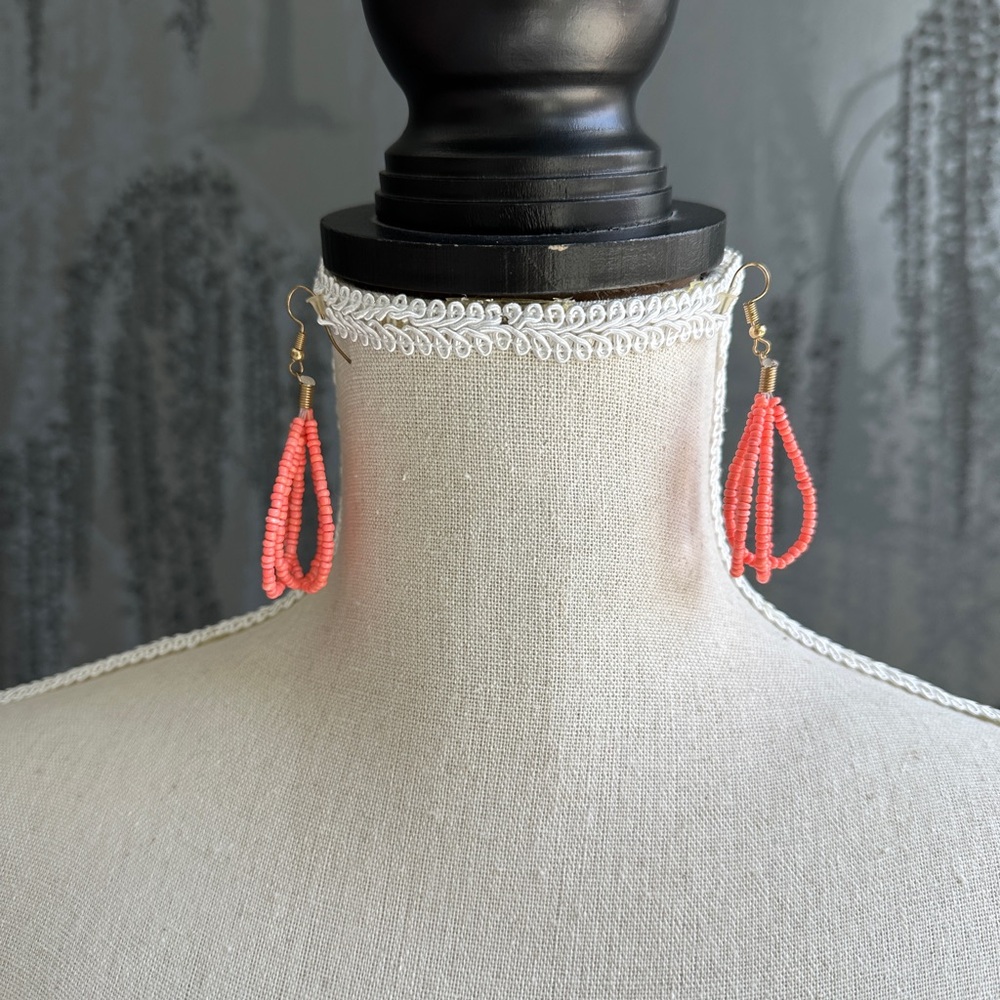 Multicolor Beaded Necklaces Bundle And Earrings - image 7